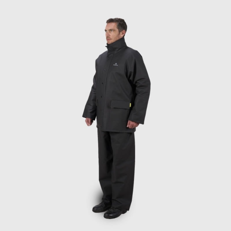 Ανδρικό αδιάβροχο κουστούμι μαυρο ANORAK
