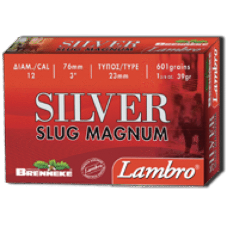 SILVER SLUG MAGNUM ® BRENNEKE® ΠΡΟΣΦΟΡΑ 20 ΚΟΥΤΑΚΙΑ ΤΩΝ 5 ΦΥΣΙΓΓΙΩΝ 192€